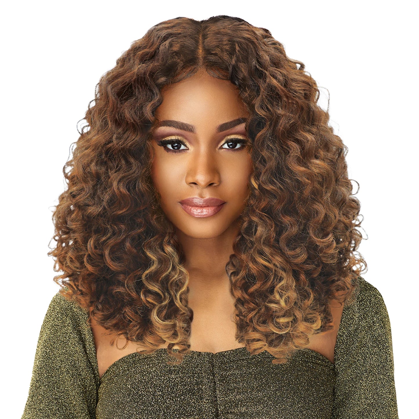 Sensationnel Butta Lace HD Lace Front Wig Unit 5 – Tight Deep Curls, Pre-Plucked, Natural Look, Heat Safe Synthetic