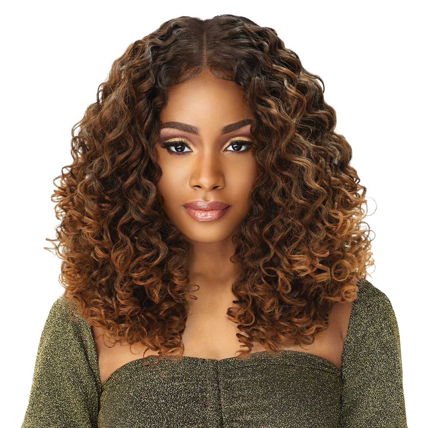 Sensationnel Butta Lace HD Lace Front Wig Unit 5 – Tight Deep Curls, Pre-Plucked, Natural Look, Heat Safe Synthetic