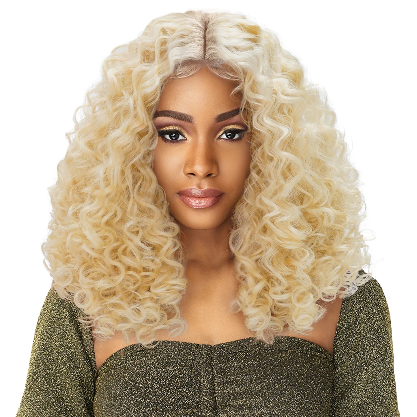 Sensationnel Butta Lace HD Lace Front Wig Unit 5 – Tight Deep Curls, Pre-Plucked, Natural Look, Heat Safe Synthetic