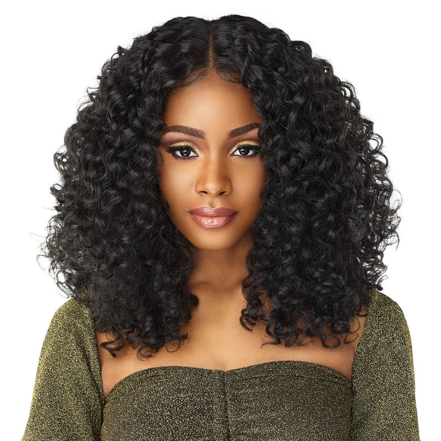 Sensationnel Butta Lace HD Lace Front Wig Unit 5 – Tight Deep Curls, Pre-Plucked, Natural Look, Heat Safe Synthetic