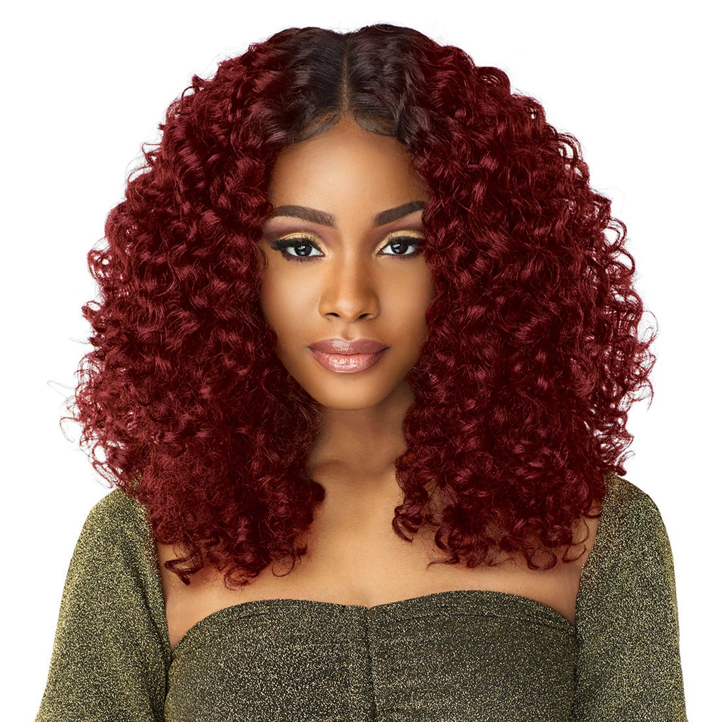 Sensationnel Butta Lace HD Lace Front Wig Unit 5 – Tight Deep Curls, Pre-Plucked, Natural Look, Heat Safe Synthetic