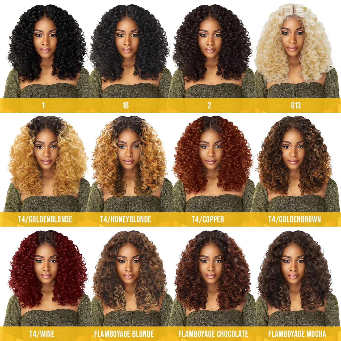 Sensationnel Butta Lace HD Lace Front Wig Unit 5 – Tight Deep Curls, Pre-Plucked, Natural Look, Heat Safe Synthetic