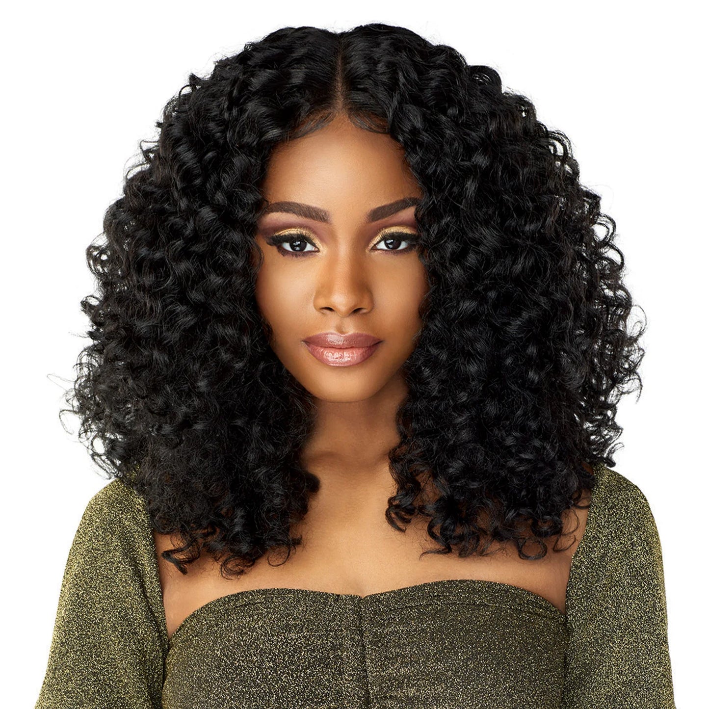 Sensationnel Butta Lace HD Lace Front Wig Unit 5 – Tight Deep Curls, Pre-Plucked, Natural Look, Heat Safe Synthetic
