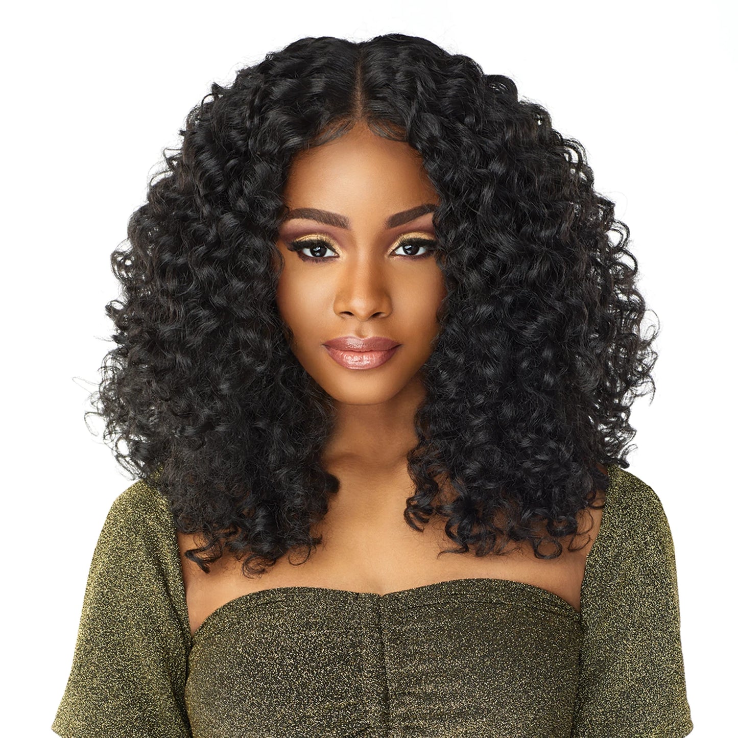 Sensationnel Butta Lace HD Lace Front Wig Unit 5 – Tight Deep Curls, Pre-Plucked, Natural Look, Heat Safe Synthetic