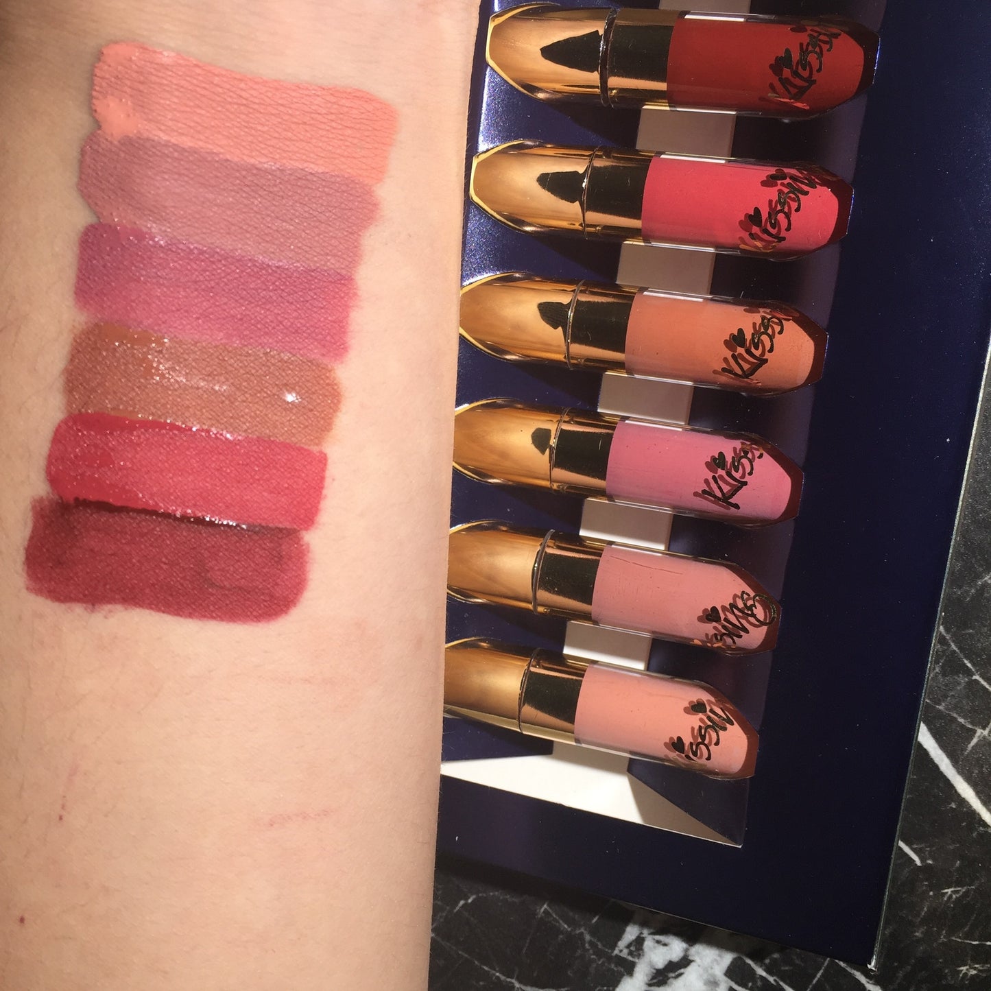 Beauty glazed 6 lipstick set