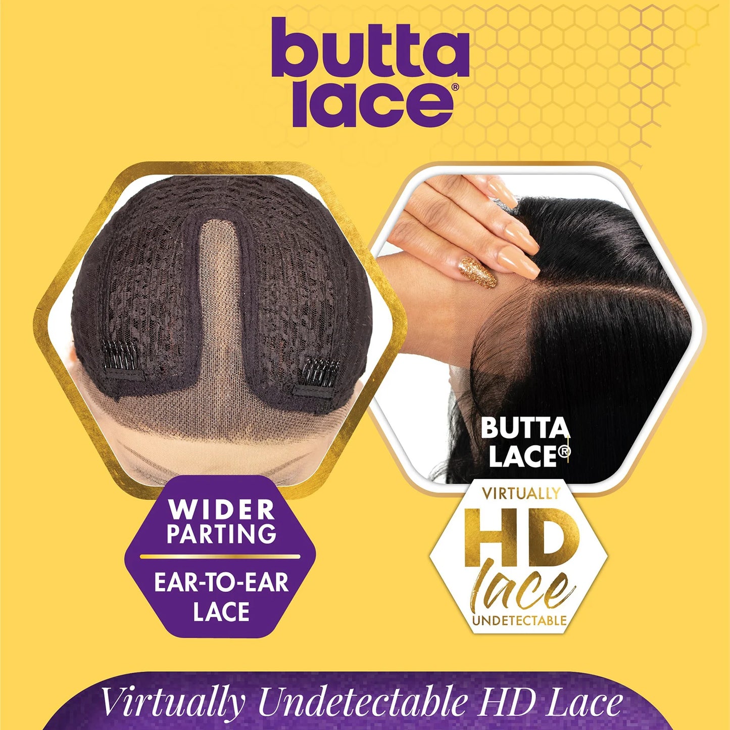 Sensationnel Butta Lace HD Lace Front Wig Unit 16 – Long, Pre-Plucked, Natural Look, Heat Safe