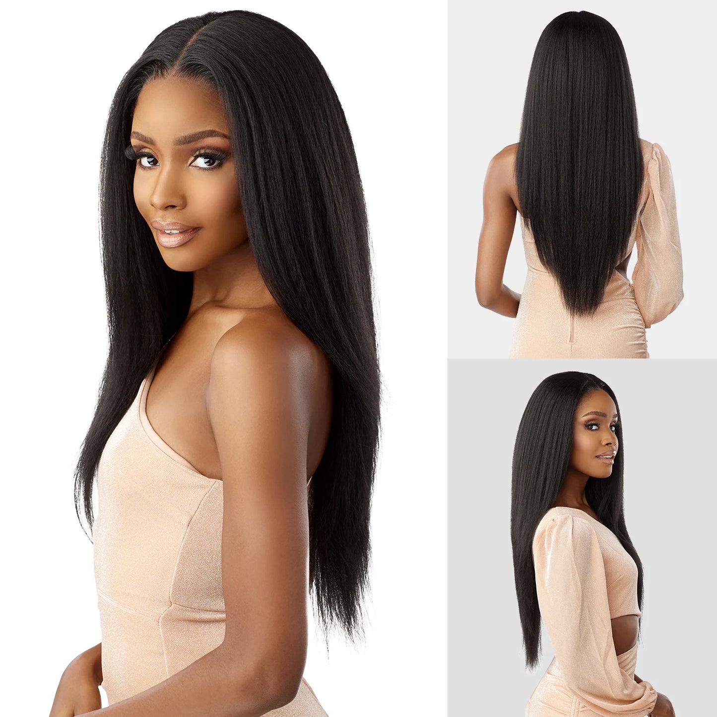 Sensationnel Butta Pre-Cut HD Lace Front Wig Glueless Unit 2 - Long, Soft HD Lace, Natural Look, Ready-to-Wear Comfort