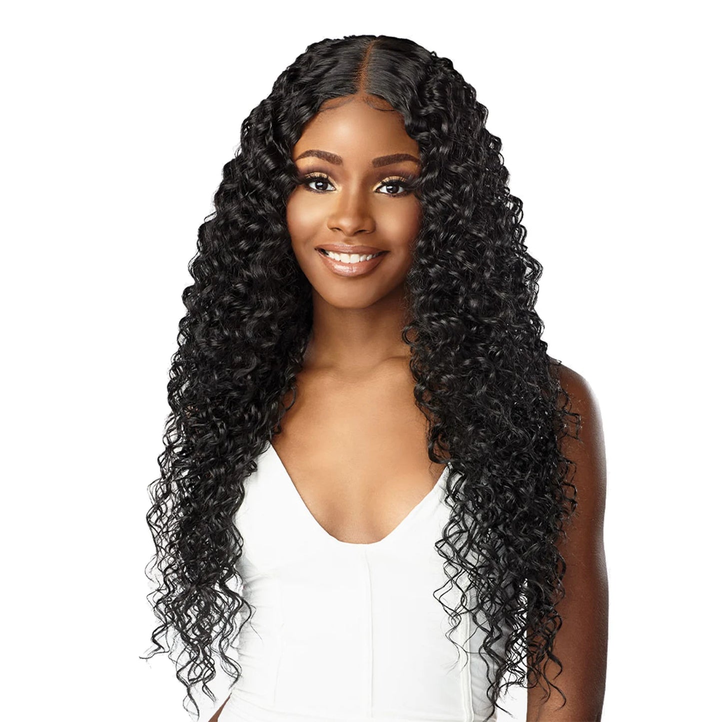 Sensationnel Butta Lace Human Hair Blend HD Lace Front Wig Bohemian 28" - Long, Soft & Natural Look, Easy Styling